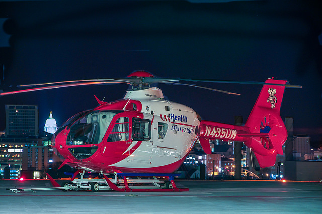 UW hospital Med Flight